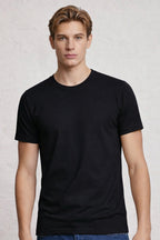 Crew Neck Pocket Roll T-Shirt