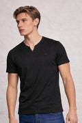 MENS MENS NOTCH NECK TSHIRT
