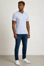 MENS MENS NOTCH NECK TSHIRT