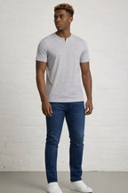 MENS MENS NOTCH NECK TSHIRT