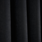 Strata Black Dim Out Eyelet Curtains