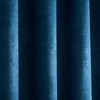 Strata Dark Teal Dim Out Eyelet Curtains