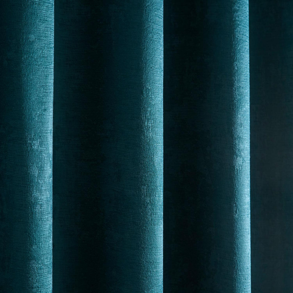 Strata Forest Green Dim Out Eyelet Curtains
