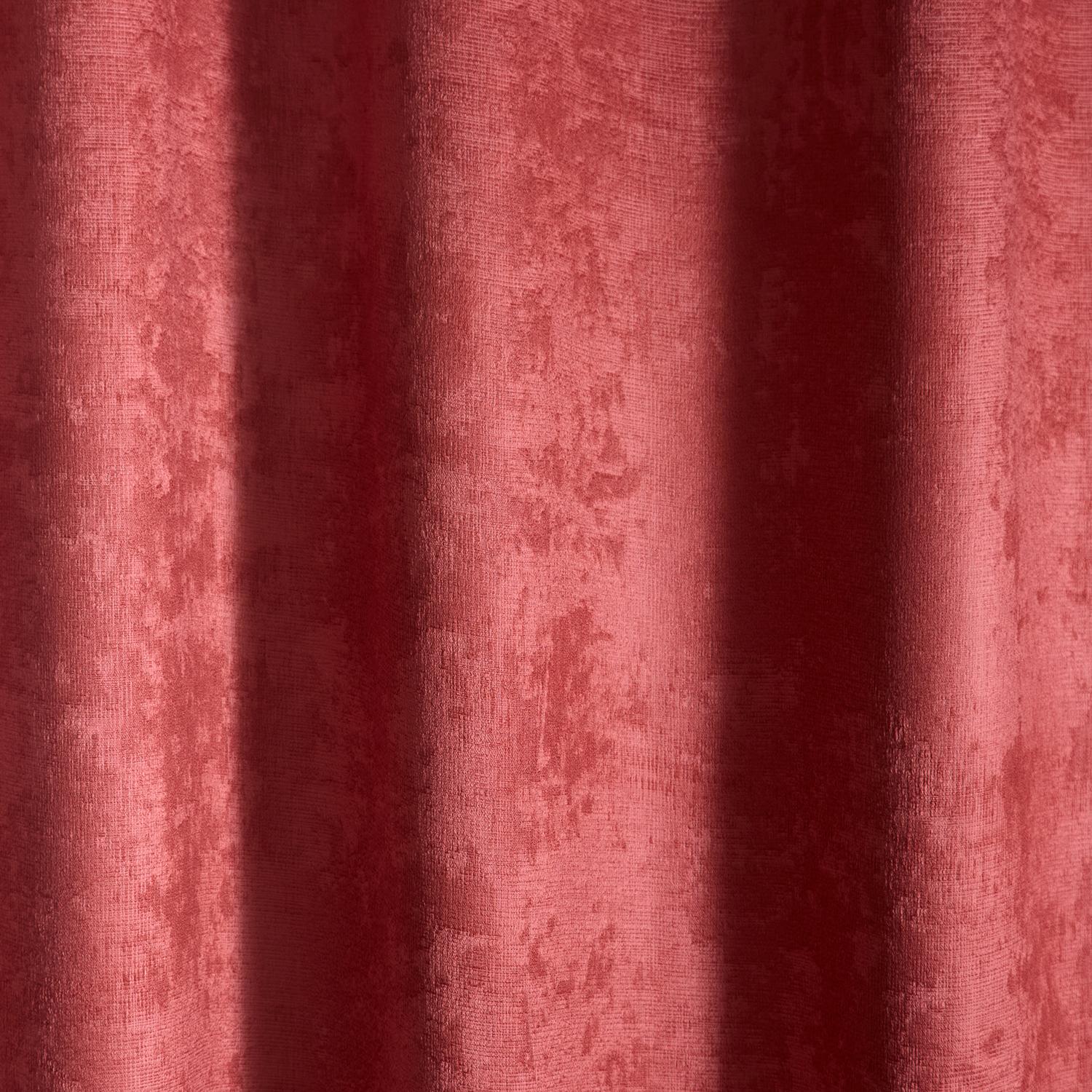 Strata Terracotta Dim Out Eyelet Curtains