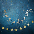 Gold Foiled Sip Sip Hooray Bunting - Gold Christmas- 5 Inner Pack