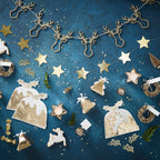 Gold Foiled Sip Sip Hooray Bunting - Gold Christmas