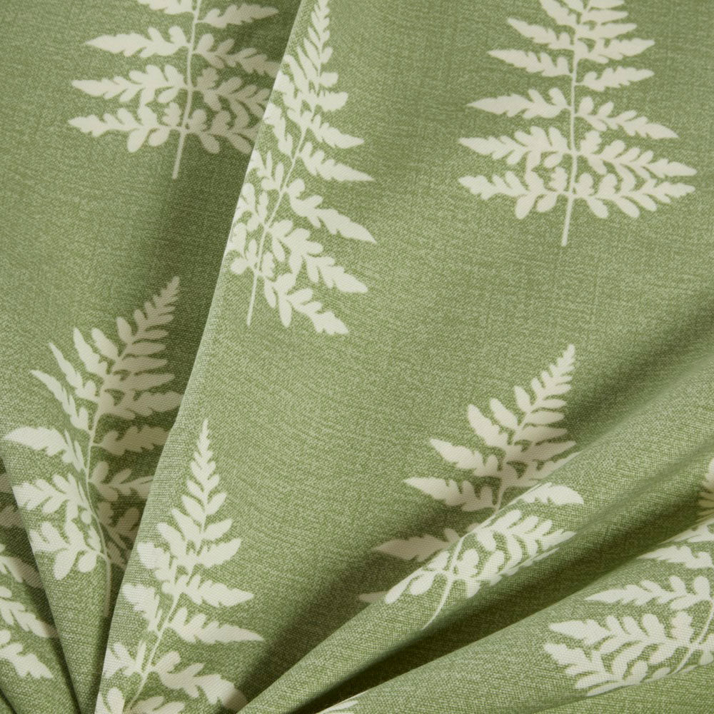 Esher Fern Green Eyelet Curtain