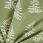 Esher Fern Green Eyelet Curtain