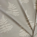 Esher Fern Silver Eyelet Curtain