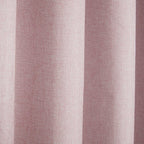 Eclipse Rose Pink Pencil Pleat Blackout Thermal Curtains