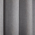 Eclipse Pewter Grey Pencil Pleat Blackout Thermal Curtains