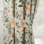 Meadow Floral Multi Pencil Pleat Curtains