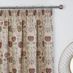 Aylesbury Natural Pencil Pleat Curtains