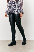 Maternity Leather Look Legging