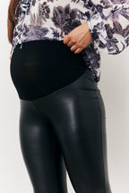 Maternity Leather Look Legging