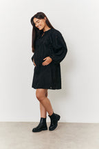 Maternity Tie Detail Smock Dress