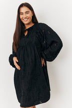Maternity Tie Detail Smock Dress