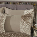 Glamour Mink Quilted Sequin Velvet Duvet Set