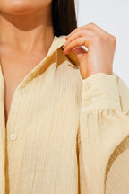 Crinkle Oversized Shirt