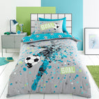 Goal Grey Reversible Kids Duvet Set