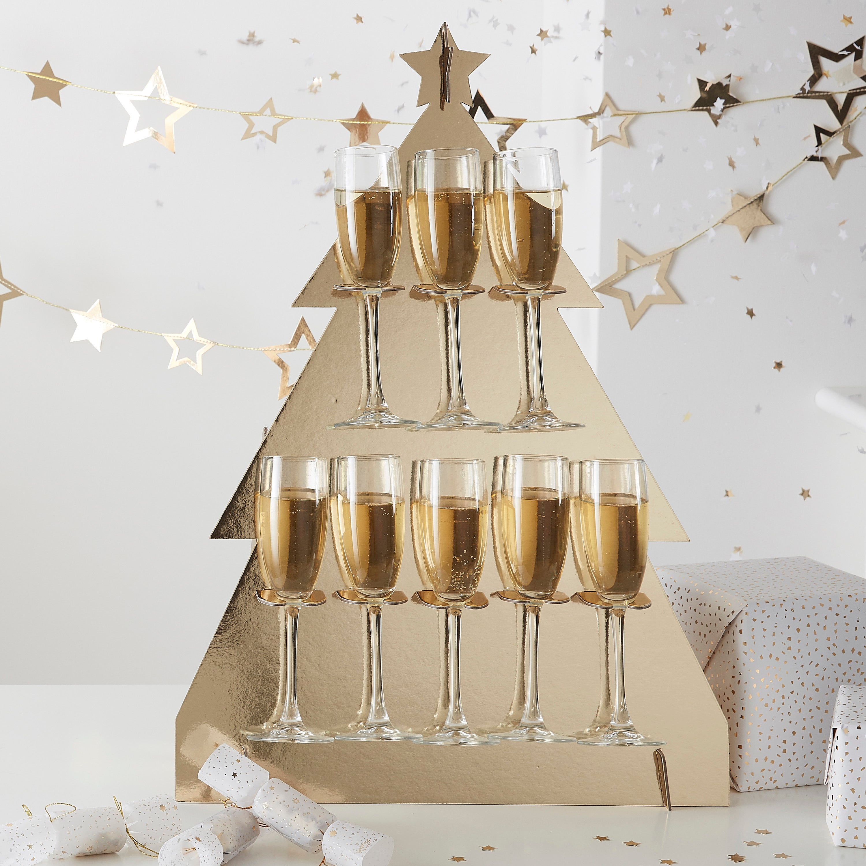 Christmas Tree Shaped Drinks Holder