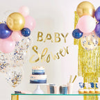 Gold Foiled Gender Reveal Party Photo Booth Props