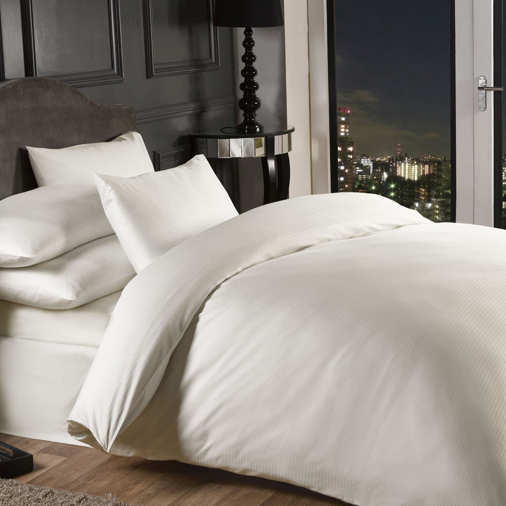 Grosvenor Cream 1000 Thread Count Pin Stripe Pillowcase (Pair)