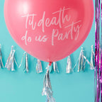 Giant Pink Til Death Do Us Party Balloon Kit- 10 Inner Pack