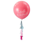 Giant Pink Til Death Do Us Party Balloon Kit- 10 Inner Pack