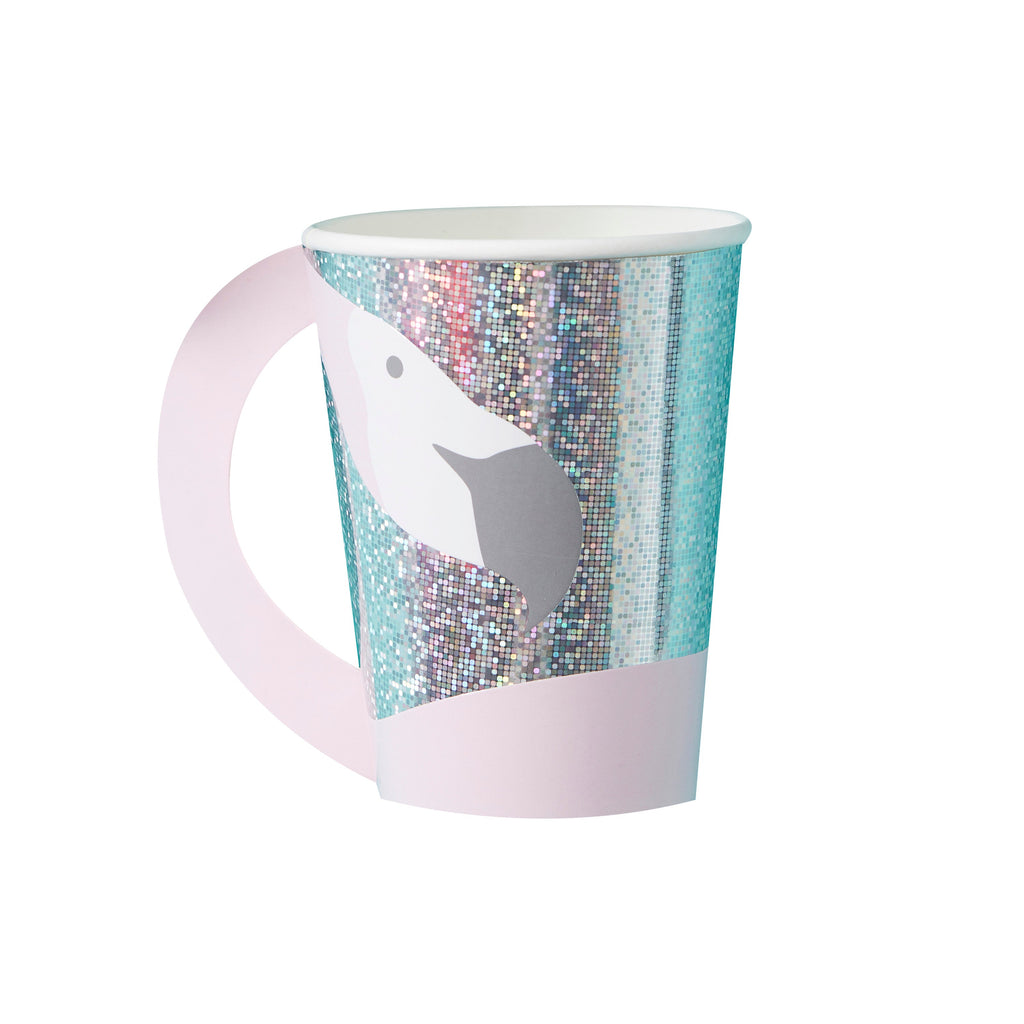 Flamingo Shaped Paper Cups
