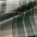 Gleneagles Tartan Green Thermal Blackout Eyelet Curtains