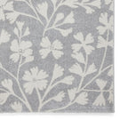 Catherine Lansfield Grace Floral Grey Rug
