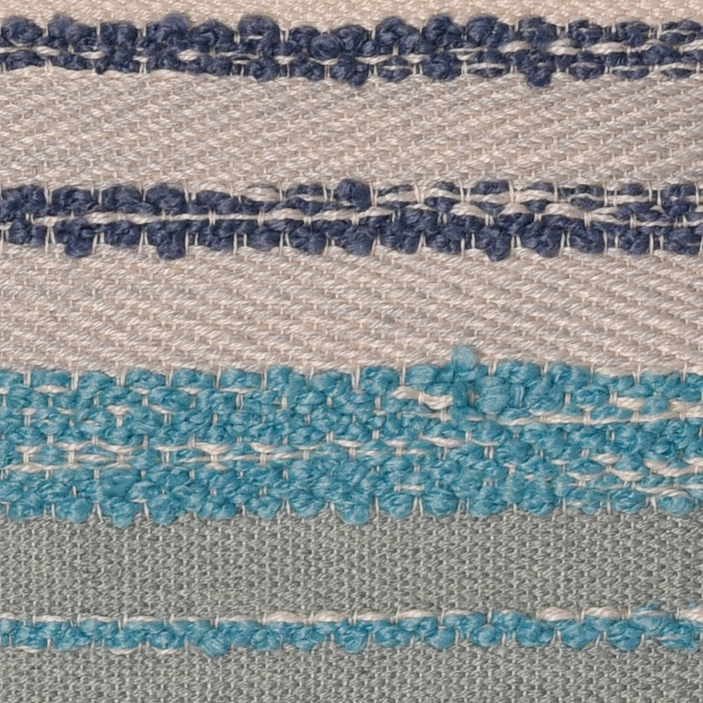 Grayson Blue Outdoor Tassel Cushion (43cm x 43cm)