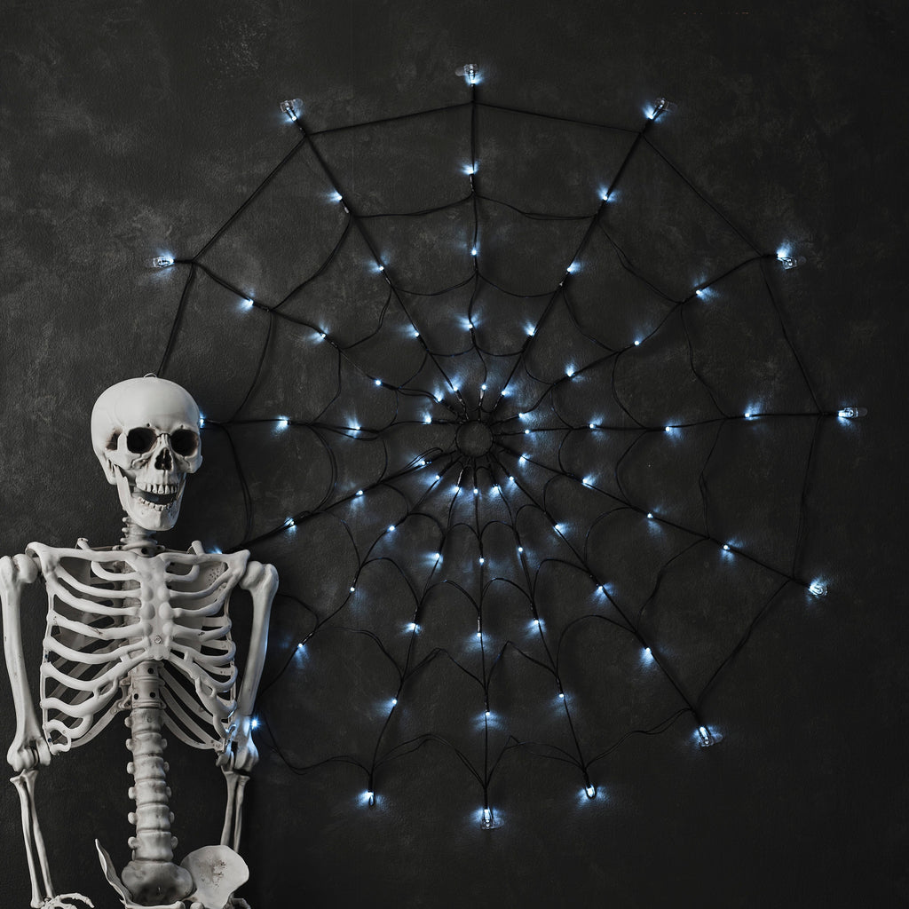 Light Up Halloween Spiderweb