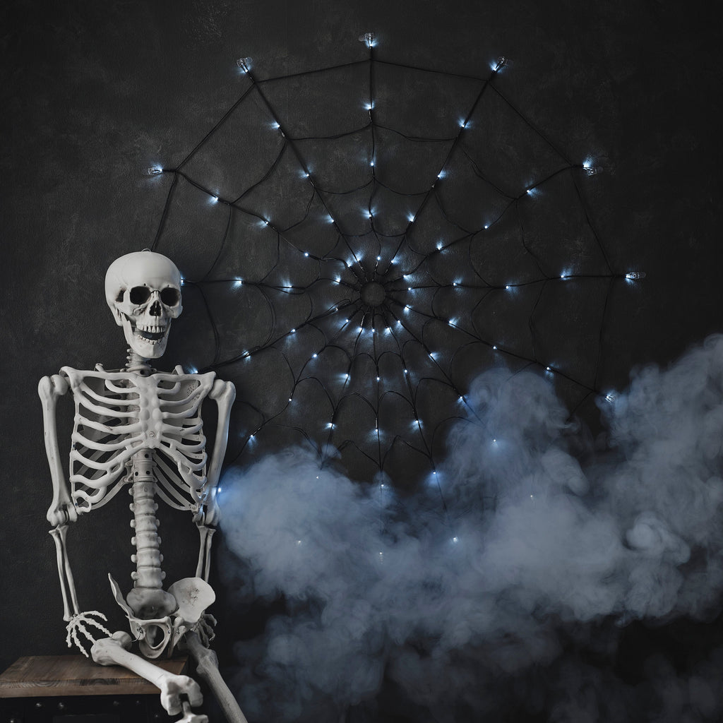 Light Up Halloween Spiderweb