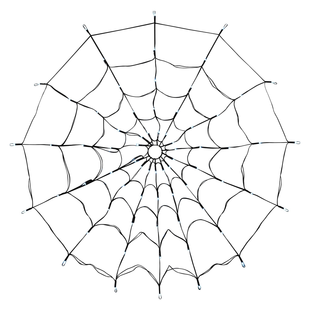 Light Up Halloween Spiderweb