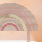 Wooden And Acrylic Rainbow Cake Topper