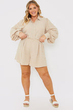 Textured Dobby Detail Co-Ord Shorts