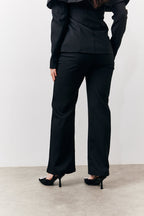 Black Tailored High Waist Trouser