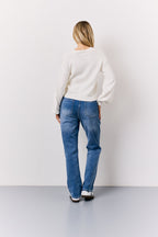 Knitted Embroidered Cardigan