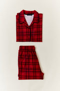 Mens Checked Matching Family Pj Set