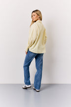 Yellow Oversized Stripe Shirt