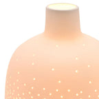 Hestia White Short Ceramic Table Lamp