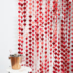 Heart Shaped Valentines Day Party Backdrop- 5 Inner Pack