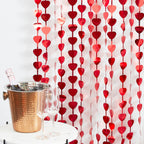 Heart Shaped Valentines Day Party Backdrop- 5 Inner Pack