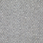 Herringbone Silver Grey Recycled Cotton Throw