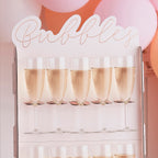 Rose Gold Foiled & Blush Bubbly Wall- 5 Inner Pack