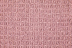 Blush Pink Honeycomb Recycled Cotton Throw