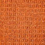 Orange Honeycomb Recycled Cotton Throw