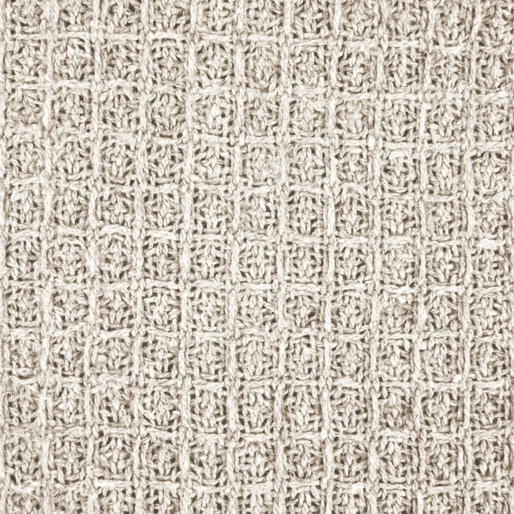 Ivory Honeycomb Recycled Cotton Throw